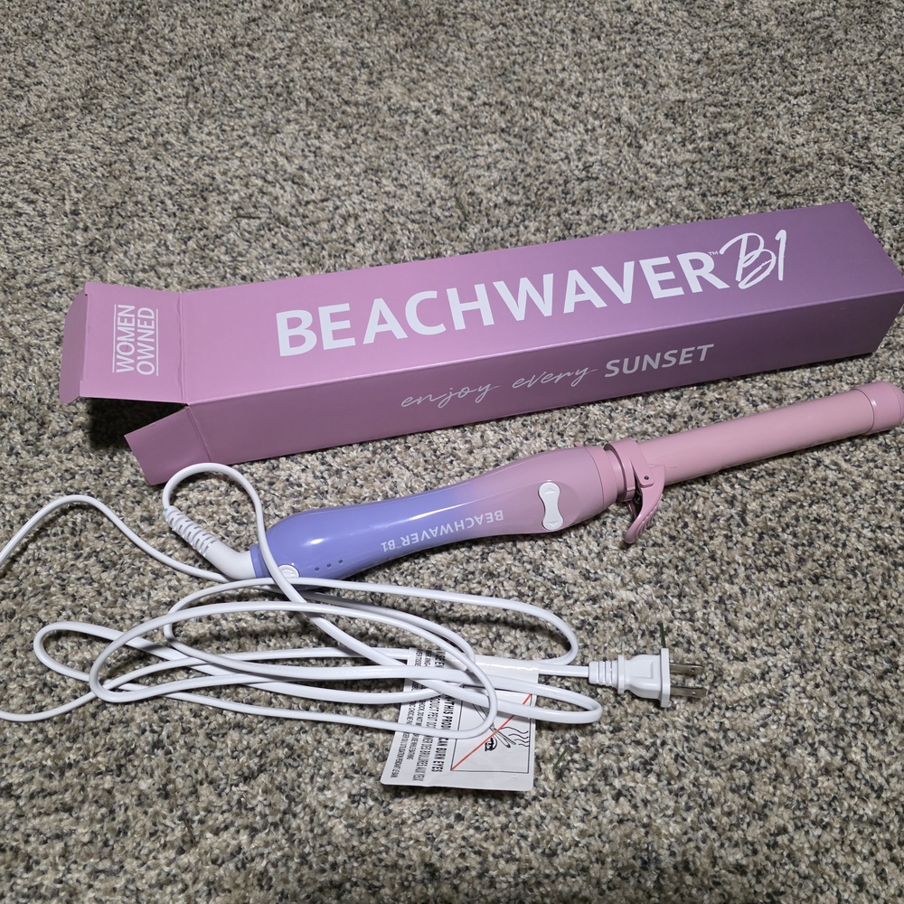The Beachwaver Co. B1 Curling Iron - Pink and Purple
